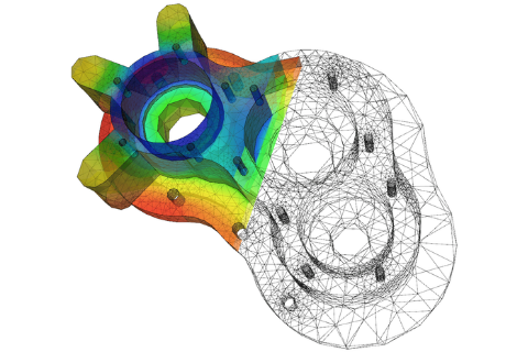 Finite element model rendering