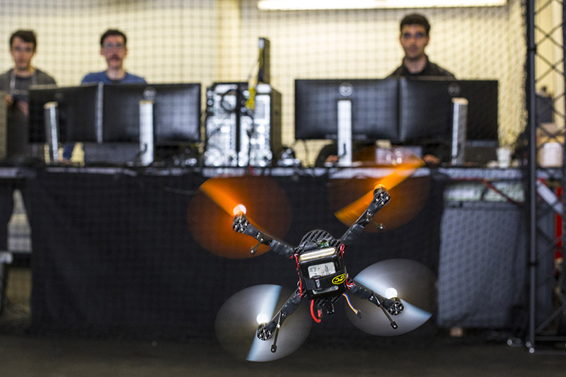 a robot flying