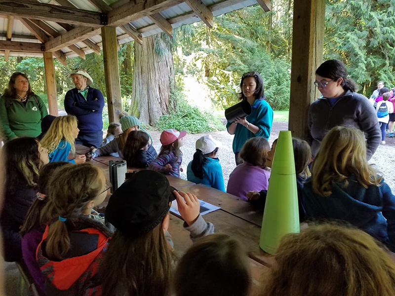 Girl Scouts with Women in Aerospace