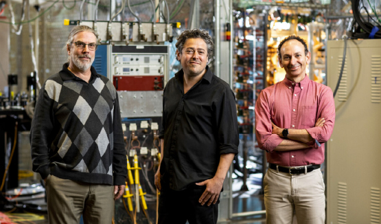 Zap Energy’s co-founders, left to right: Chief Technology Officer Brian A Nelson, President Benj Conway, and Chief Science Officer Uri Shumlak.
