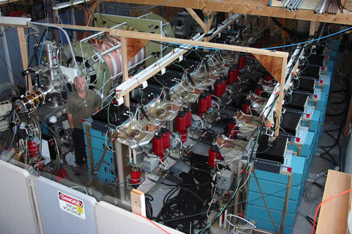 John Slough with bank module and PHDX
