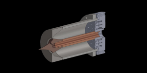 SARP Propulsion design for 70 lbf thrust vectored aerospike engine.