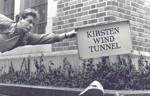 wind tunnel sign